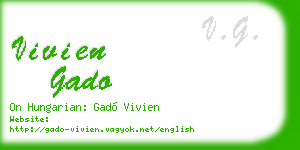vivien gado business card